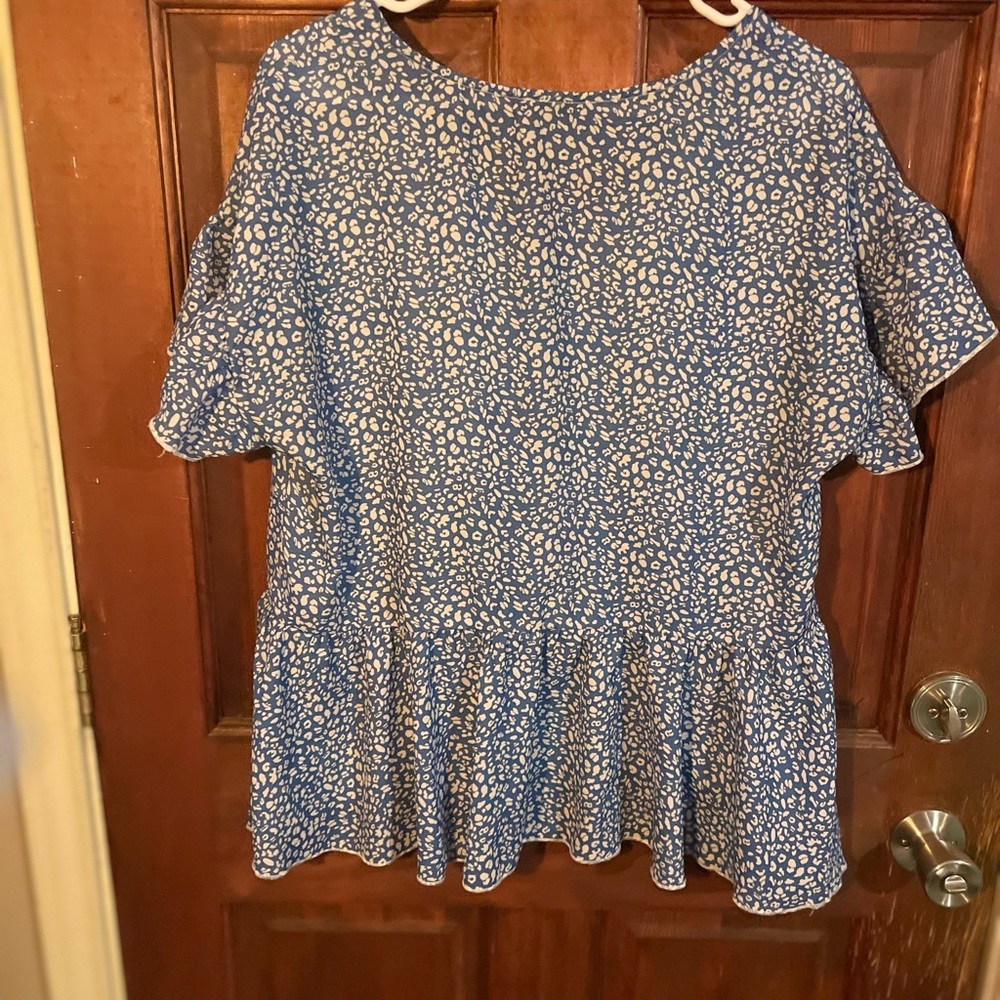 Shein animal print top